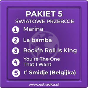Pakiet 5 Światowe Przeboje